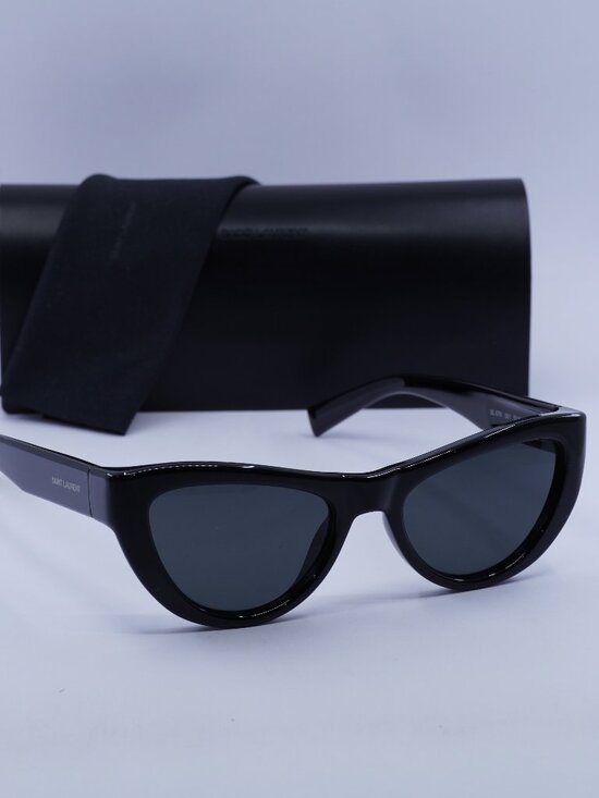 Saint Laurent SL676 001 Cat Eye Sunglasses - Black main image 4